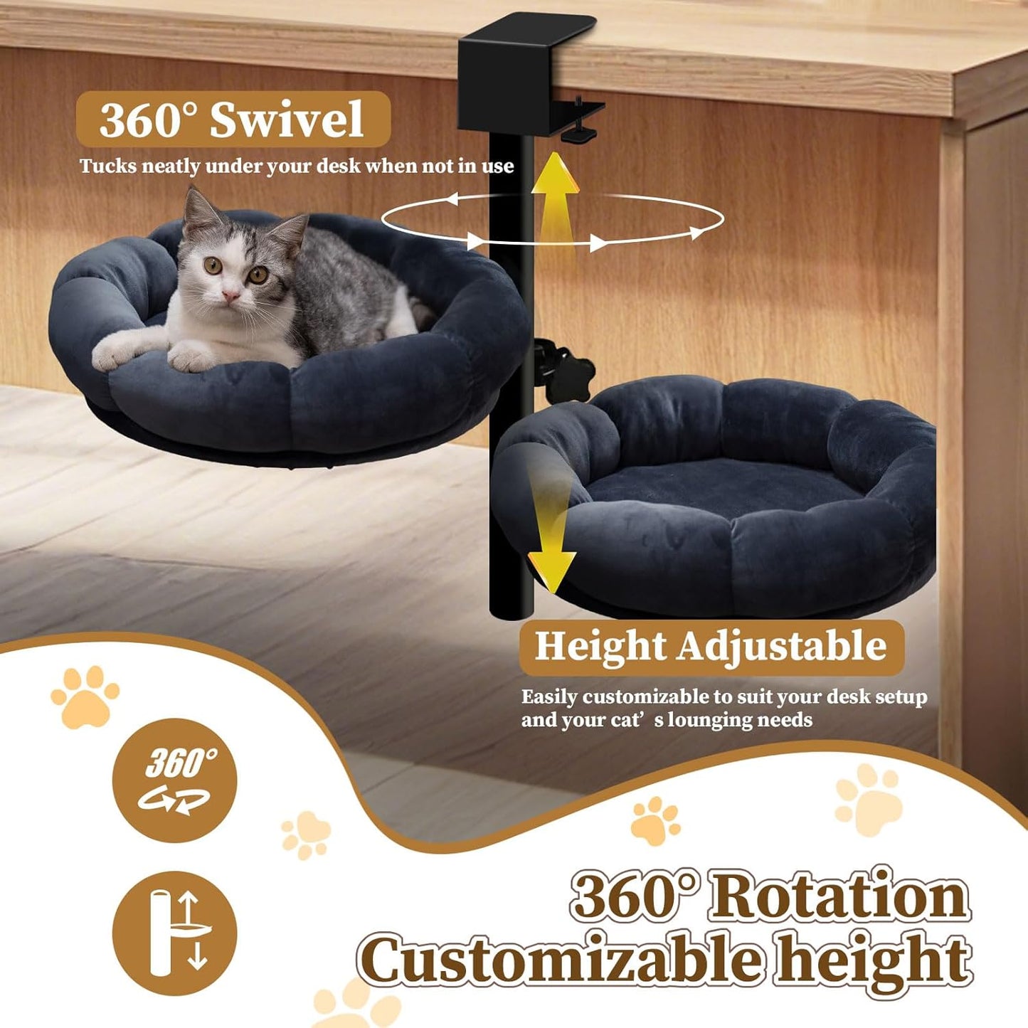 DeskPurrch Cat Bed