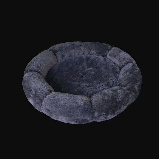 DeskPurrch Replacement Bed Cover — Plush · Dark Gray