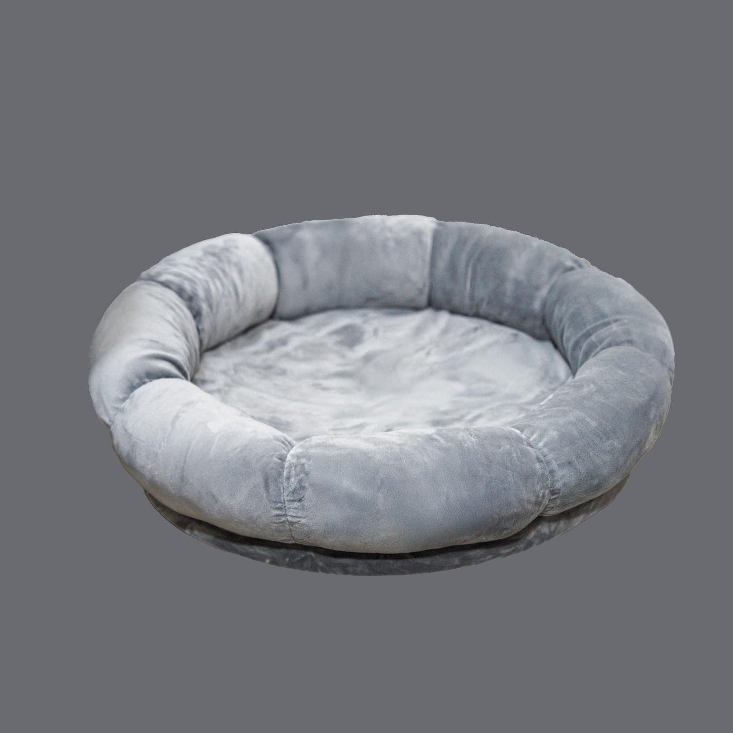 DeskPurrch Replacement Bed Cover — Smooth · Light Gray