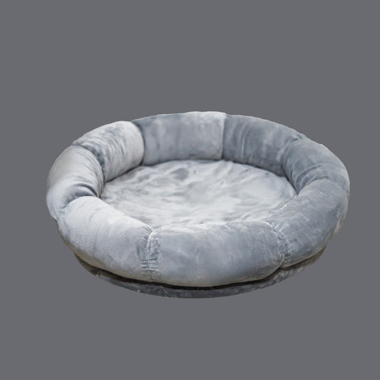 DeskPurrch Replacement Bed Cover — Smooth · Light Gray